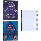 cuadernos argollados pasta dura pequeños - Masculino Cuadros