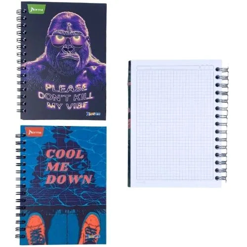 cuadernos argollados pasta dura pequeños - Masculino Cuadros
