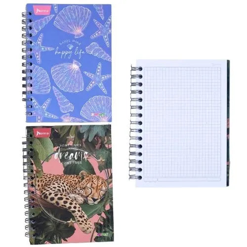 cuadernos argollados pasta dura pequeños - Femenino Cuadros