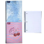 cuaderno grande, Argollado pasta dura - Femenino Linea corriente