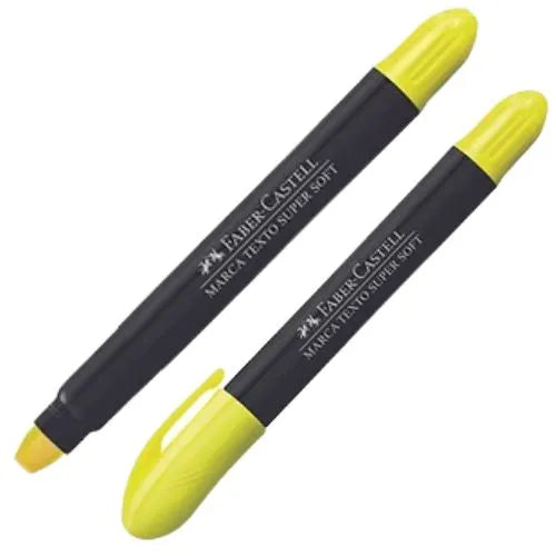 Resaltador De Gel SuperSoft de Faber Castell - Amarillo