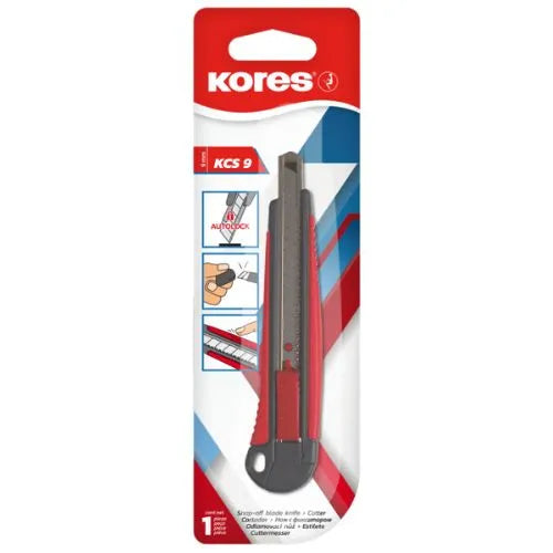 Bisturi Pequeño Escolar Hoja de 9mm - Kores KCS 9