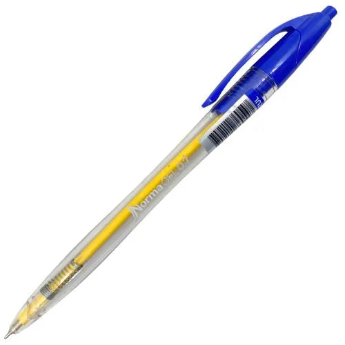 Boligrafo de Gel, Punta Fina - Azul Retractil Norma