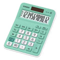 Calculadora Mediana – Calculadora 12 Dígitos - Casio Verde Agua MX-12B-GN
