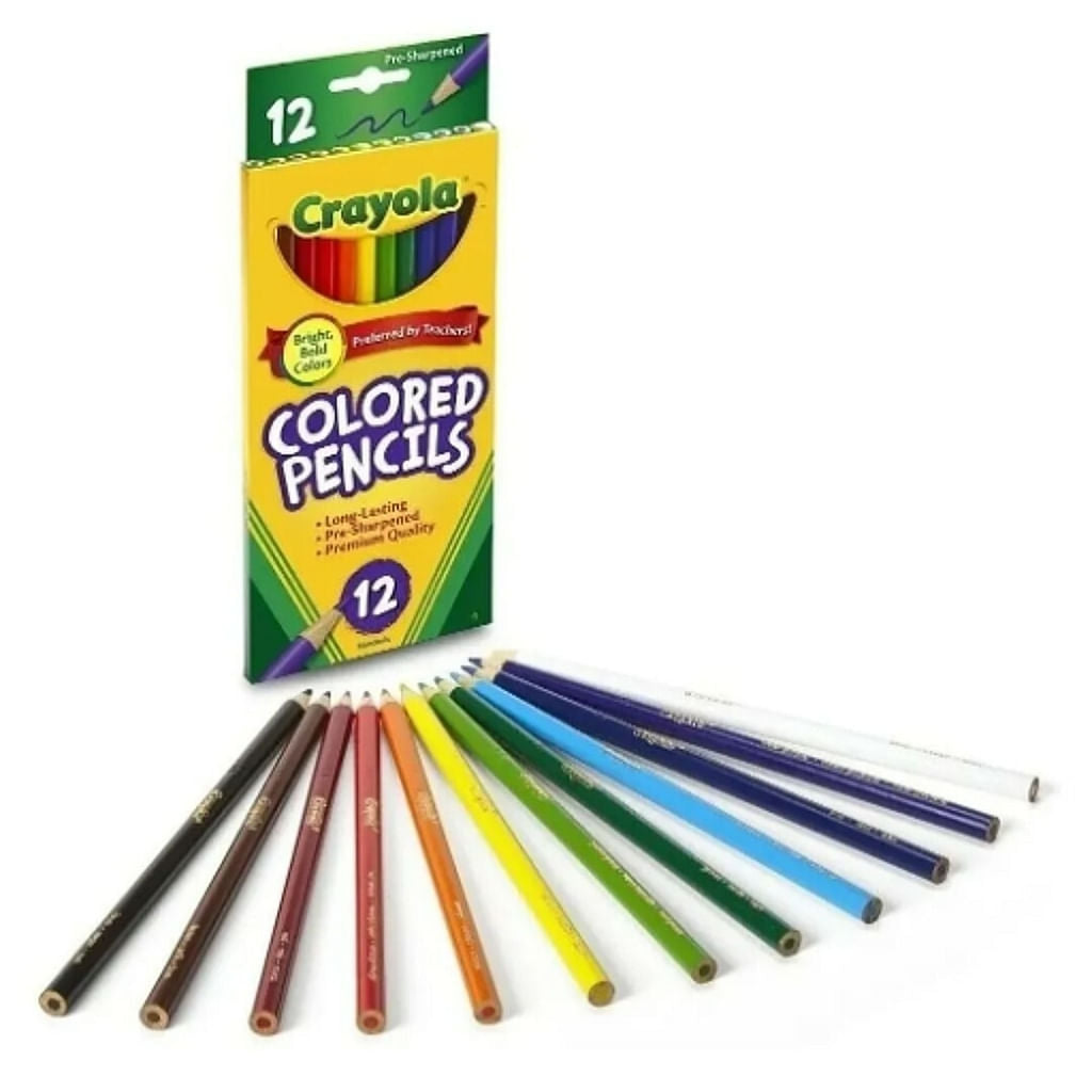 Lápices de colores Crayola largos x 12 | Ref. 68-4012