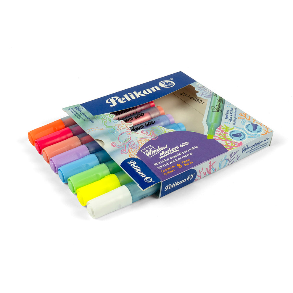 MÉXICO - Referencia internacional Pelikan Window Markers 600 x8