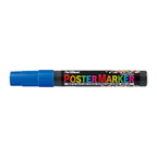 Marcador Artline Poster Marker EPP-4 Azul Punta 2 mm. Fotografía oficial del fabricante, presentación individual sobre fondo blanco.