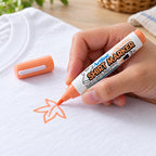 Ejemplo ilustrativo de uso de Marcador Textil Artline Shirt Marker 2 mm EKT-2 Naranja claro por Unidad