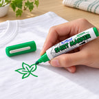 Ejemplo ilustrativo de uso de Marcador Textil Artline Shirt Marker 2 mm EKT-2 Verde Antioquia por Unidad
