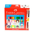 lapices colores piel, faber castell "Caras y colores" - 24 + 3