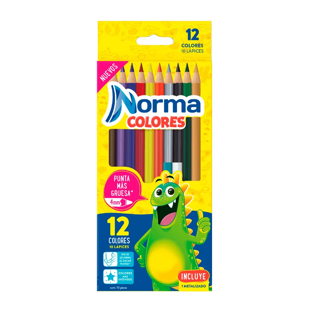 Colores Norma Una Punta X 12