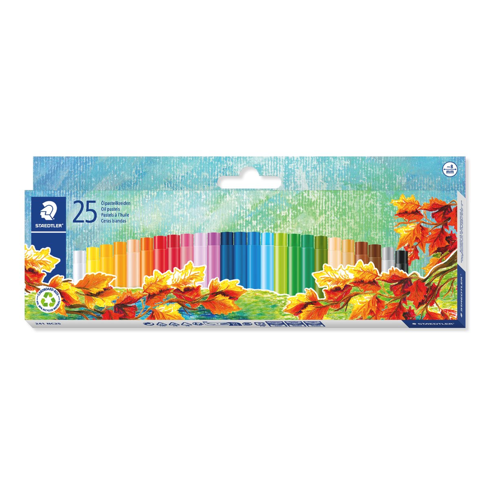 Estuche STAEDTLER 241 NC25 de 25 pasteles al óleo