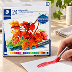 Aplicación ilustrativa del producto Pasteles al óleo STAEDTLER 2420 C24 x 24 colores