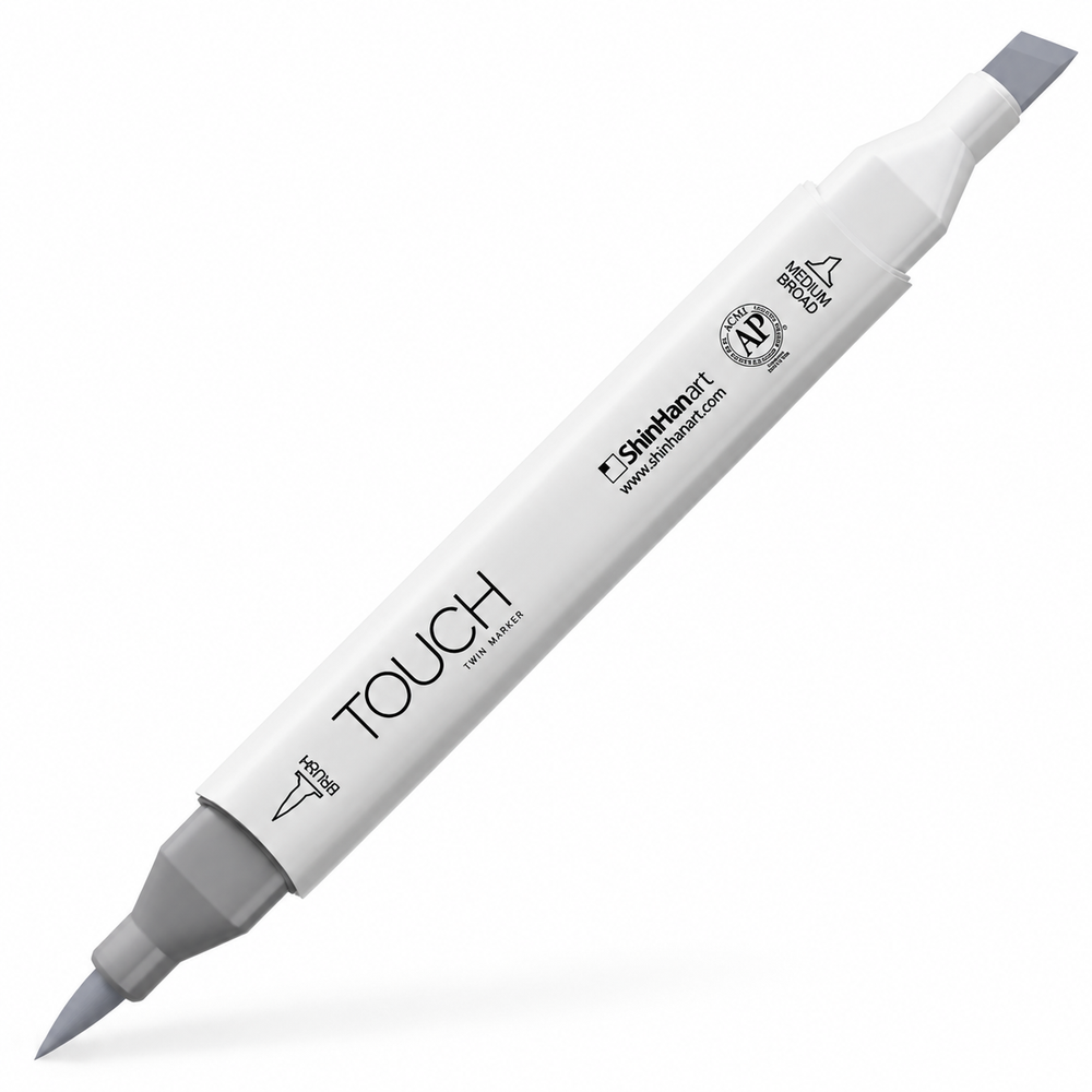 ShinHan TOUCH TWIN BRUSH CG4 COOL GREY - principal. Imagen referencial generada.