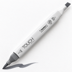 ShinHan TOUCH TWIN BRUSH CG8 COOL GREY - uso. Imagen referencial generada.