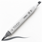 ShinHan TOUCH TWIN BRUSH CG9 COOL GREY - uso. Imagen referencial generada.