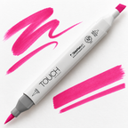 ShinHan TOUCH TWIN BRUSH RP292 MAGENTA DEEP - uso. Imagen referencial generada.