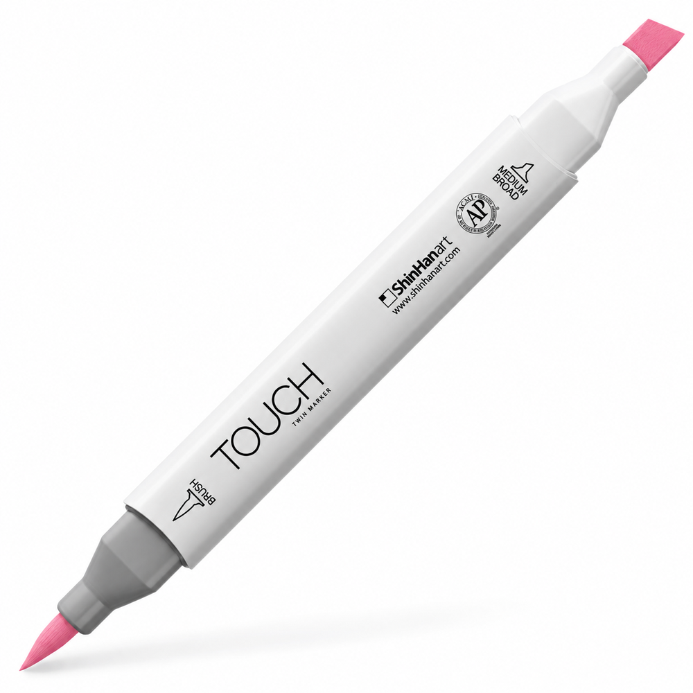 ShinHan TOUCH TWIN BRUSH RP198 TENDER PINK - principal. Imagen referencial generada.