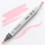 ShinHan TOUCH TWIN BRUSH RP196 PALE PINK LIGHT - uso. Imagen referencial generada.