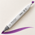 Marcador ShinHan TOUCH TWIN BRUSH P281 VIOLET - ejemplo de uso