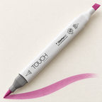 Marcador ShinHan TOUCH TWIN BRUSH P282 PEONY PURPLE - ejemplo de uso