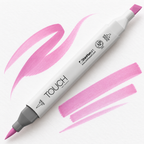 ShinHan TOUCH TWIN BRUSH P88 PURPLE GREY - uso. Imagen referencial generada.