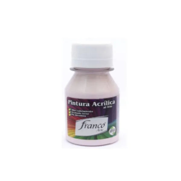 Pintura Acrílica Franco Arte 60ml Al Frio - Rosa Pastel
