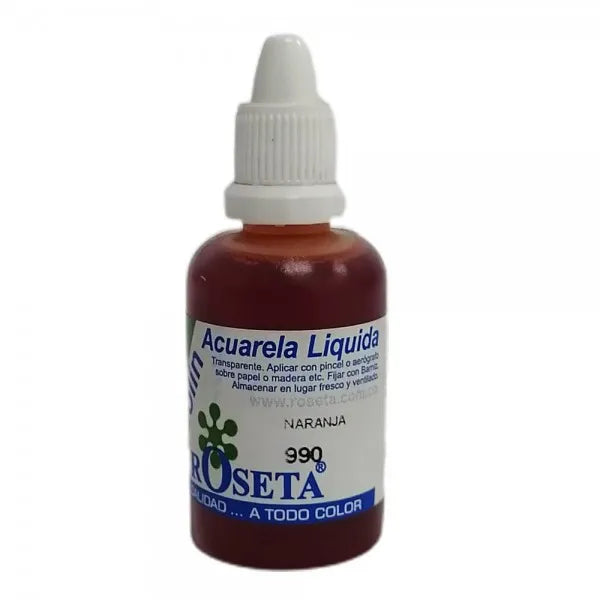 Acuarela Liquida Ecolín Roseta - Naranja 990 30 cc