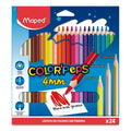 Colores Maped Color’Peps 4 mm triangulares x24 – Ref. 835524