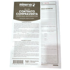 Contrato Minerva de compraventa de vehículo automotor, referencia 5508, imagen principal exacta sobre fondo blanco.