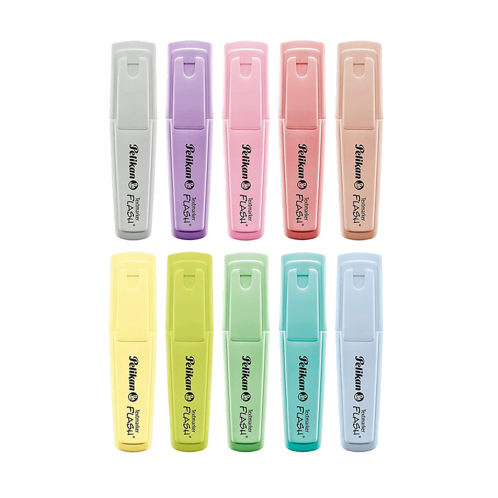 MÉXICO - Referencia del set Pelikan Flash Pastel x10 sin empaque