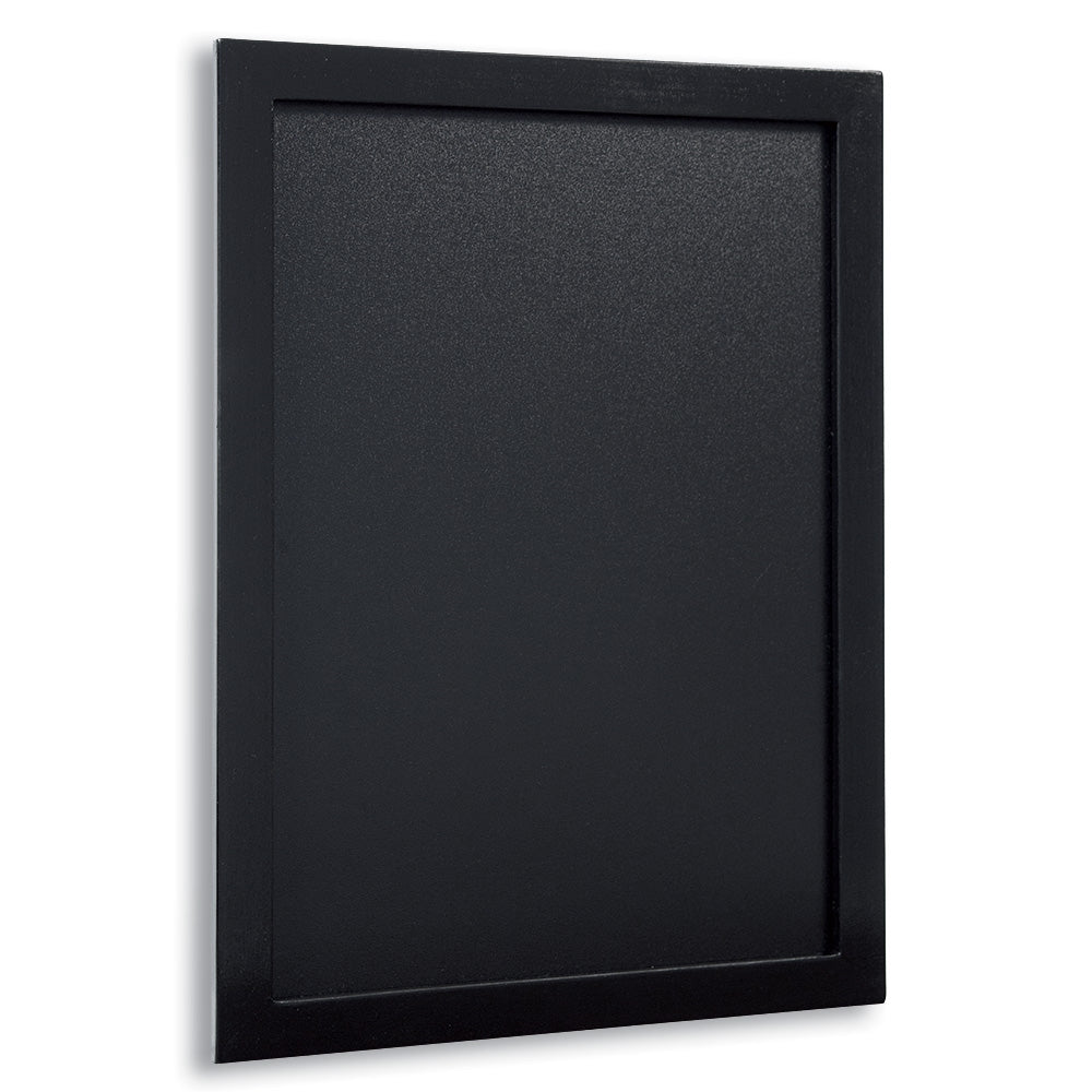 Tablero gráfico negro para pared de formato 30 x 40 cm, imagen principal sobre fondo blanco.