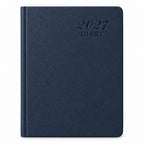 Agenda Diver Class DC/61 2027, SKU 41229-2: cubierta azul. Fotografía retocada sobre blanco sin envoltorio.