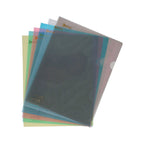 Archivo organizador Norma 500783: seis carpetas plásticas tamaño carta en colores surtidos. Foto de Panamericana, punto de venta identificado por Carvajal.