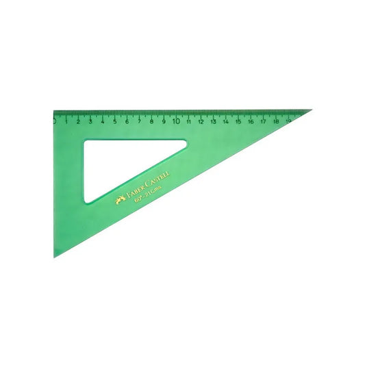 Cartabon Faber Castell Verde Transparente x 21 cm