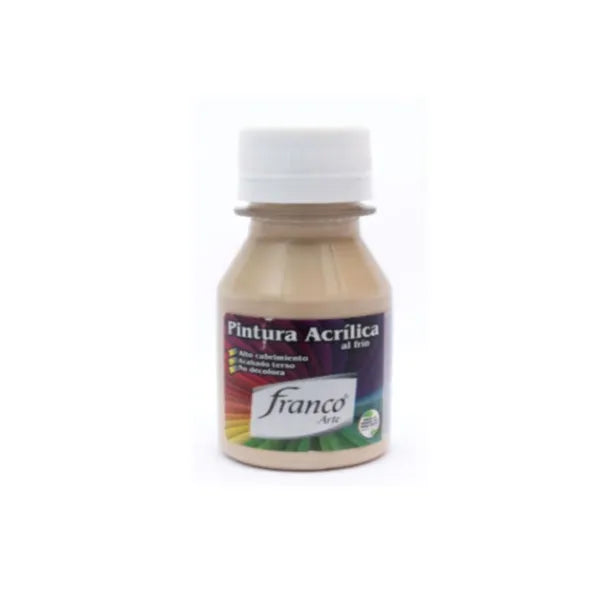 Pintura Acrílica Franco Arte 60ml Al Frio - Trigo