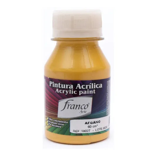 Pintura Acrílica Franco Arte 60ml Al Frio - Afgano