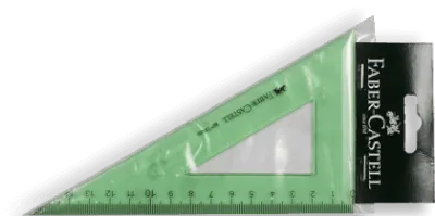Cartabon Faber Castell Verde Transparente x 16 cm