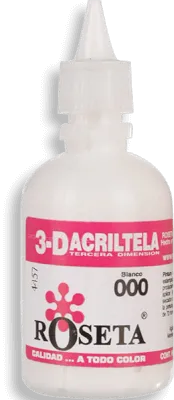 Acritela Roseta 3D Blanco 30 cc