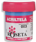 Acritela Roseta - En Colores Planos - Azul cobalto claro 30cc