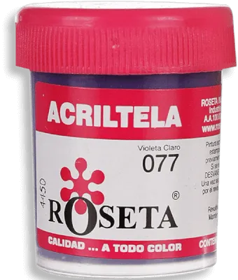Acritela Roseta - En Colores Planos - violeta claro 30cc