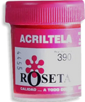 Acritela Roseta - En Colores Planos - rojo bermellón 30cc