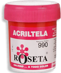 Acritela Roseta - En Colores Planos - Naranja Rojizo 30cc