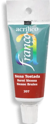 Pintura Oleo Franco Arte tamaño 37 cc Siena Tostada 207