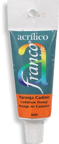 Pintura Oleo Franco Arte tamaño 37 cc Naranja Cadmio 600