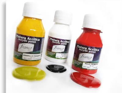 Pintura Acrílica Franco Arte 60ml Al Frio - Blanco
