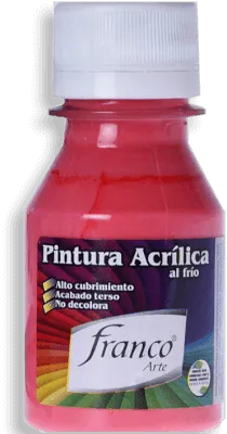 Pintura Acrílica Franco Arte 60ml Al Frio - Pink