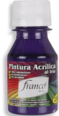Pintura Acrílica Franco Arte 60ml Al Frio - Violeta Nocturna