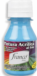 Pintura Acrílica Franco Arte 60ml Al Frio - Azul Bebe