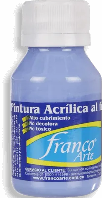 Pintura Acrílica Franco Arte 60ml Al Frio - Azul Violeta